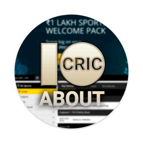10Cric logo in the background of the home page