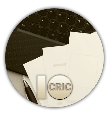 Documents on the laptop and the 10Cric logo