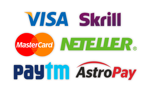 logos of payment systems working with 10Cric