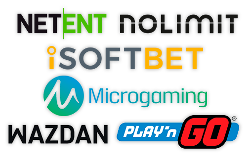 Logos of gambling game providers at 10 Cric Casino