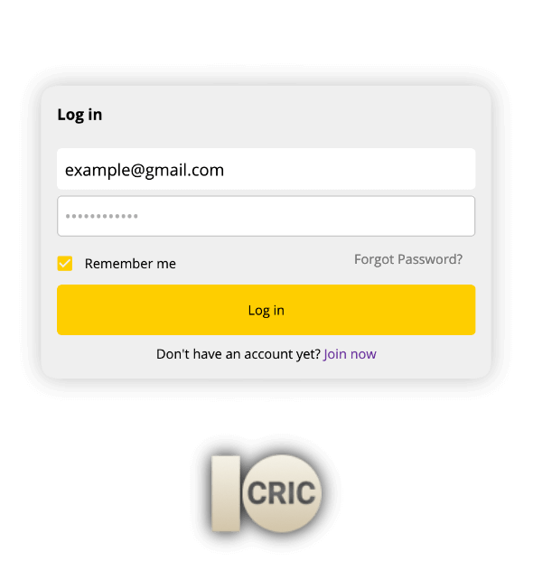 To authorize in 10cric, you must use the login and password you specified during registration